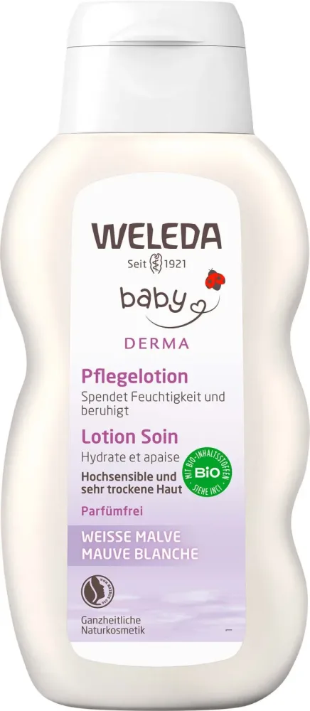Weleda Weisse Malve Baby Derma Pflegelotion 200ml