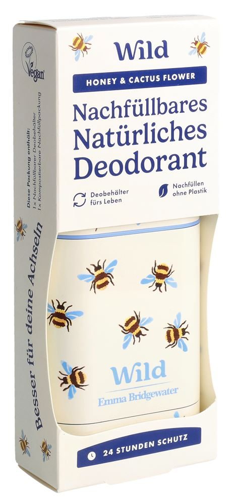 Wild Deo Stick Starter Case Bee & Honey Cactus 40g