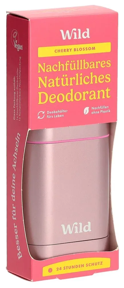 Wild Deo Stick Starter Case Pink & Cherry Blossom 40g