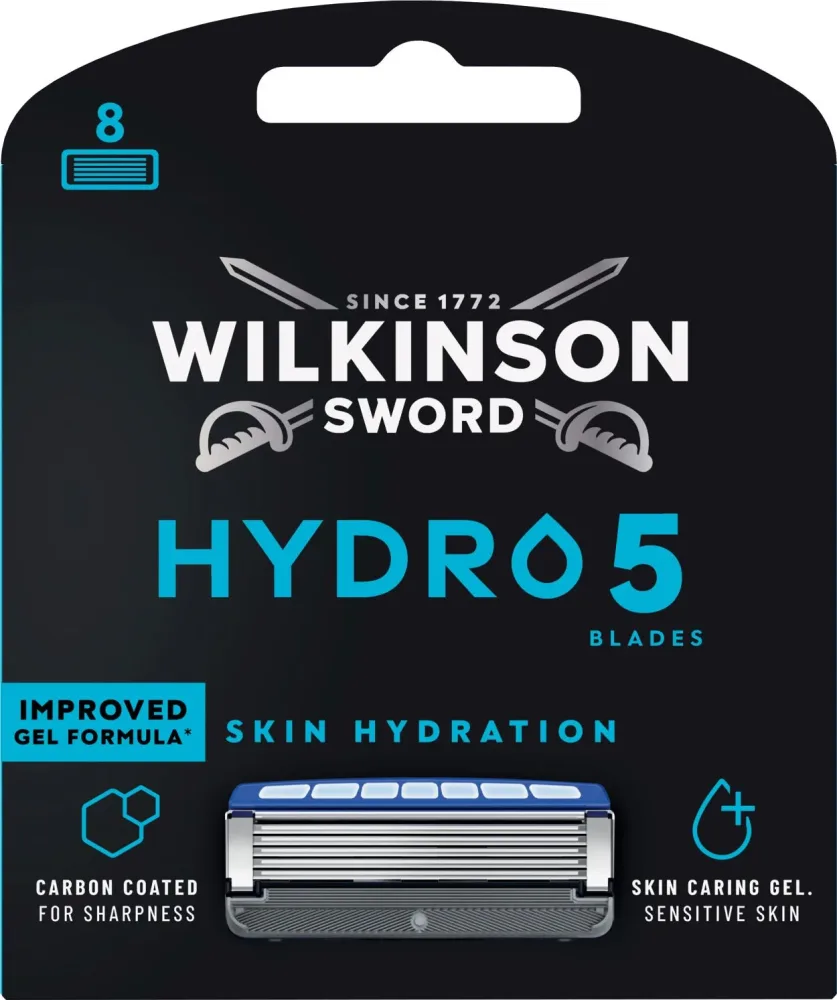 Wilkinson - Klingen Hydro 5 Groomer & Power Select, Hydro5 Power Select, 4 Stück