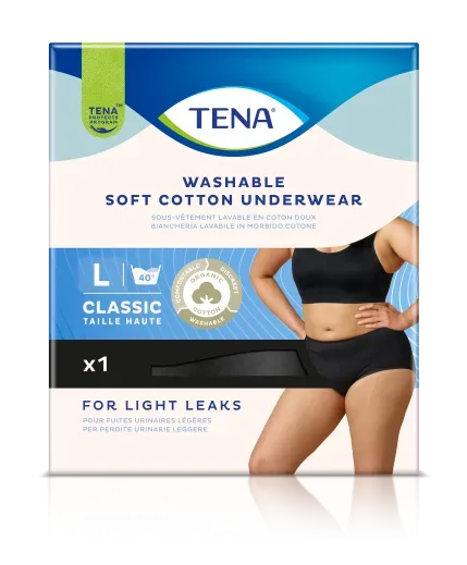 Tena Washable Cotton Classic L schwarz 4 Stk