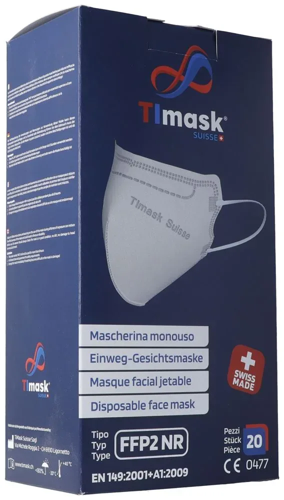 TImask Maske Ffp2 fuchsia 20 Stk