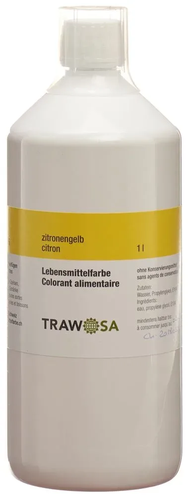 Trawosa Lebensmittelfarbstoff zitronengelb 1000 ml