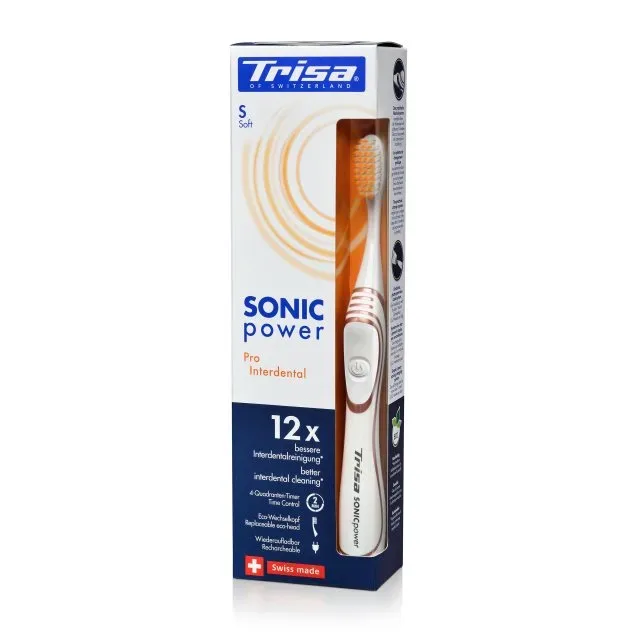 Trisa - Schallzahnbürste Sonicpower Pro Interdental Soft, Zufallsauswahl, 1 Stück