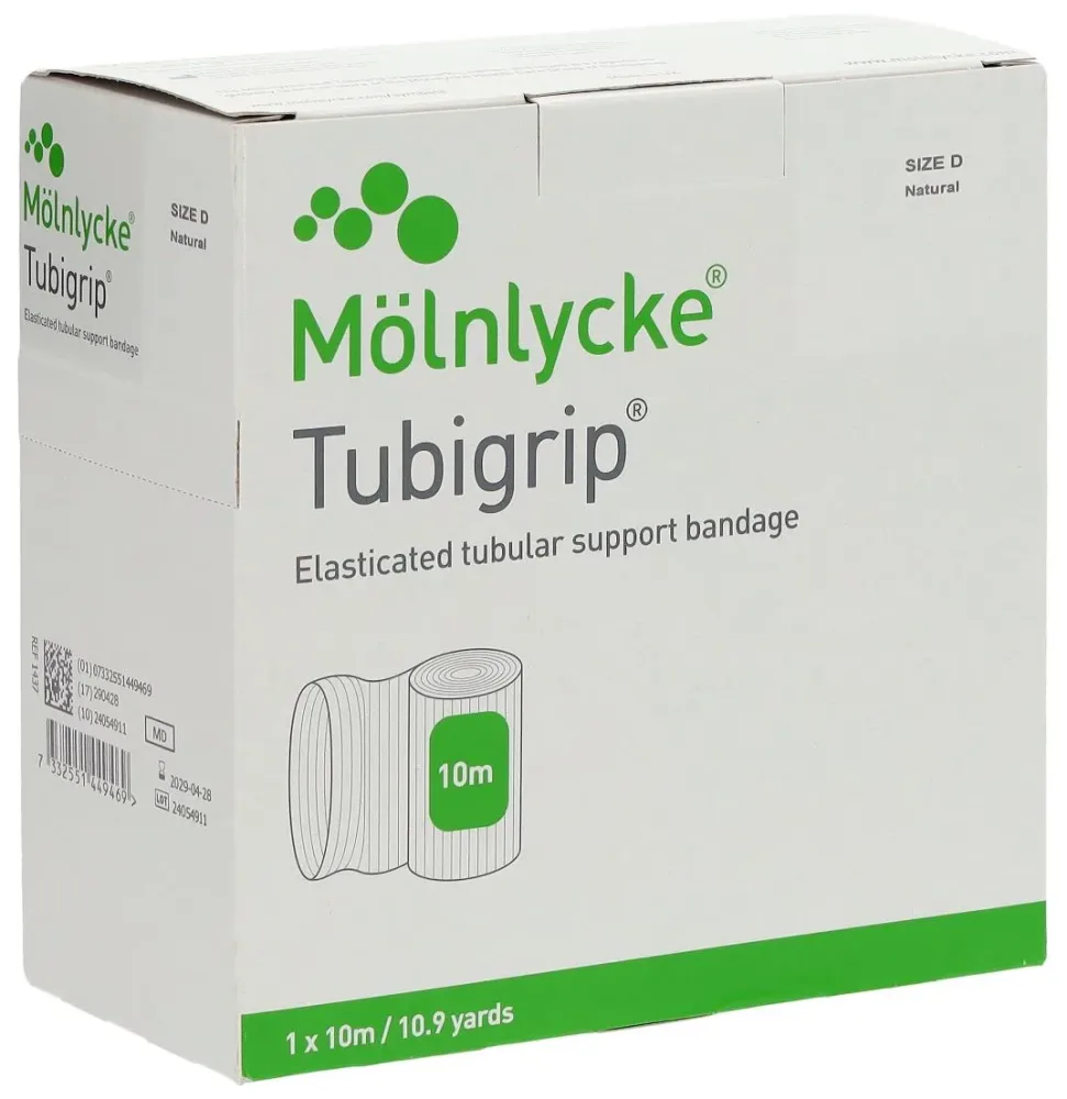 Tubigrip Schlauchbandage D 10mx7.50cm natural Box