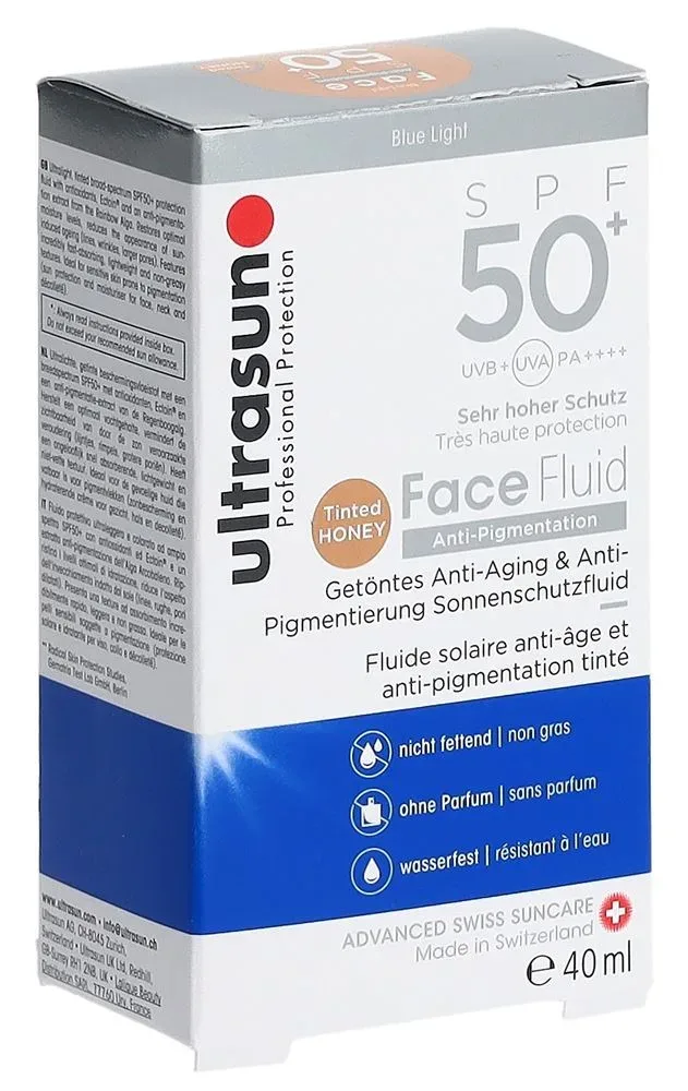ultrasun Face Fluid Anti-Pigmentation LSF 50+ tinted (40ml)