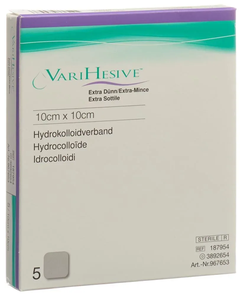 VariHesive Verband 10x10cm extra dünn (5 Stk)