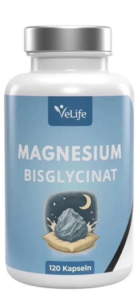 VeLife Magnesiumbisglycinat Kapseln (120 Stk)