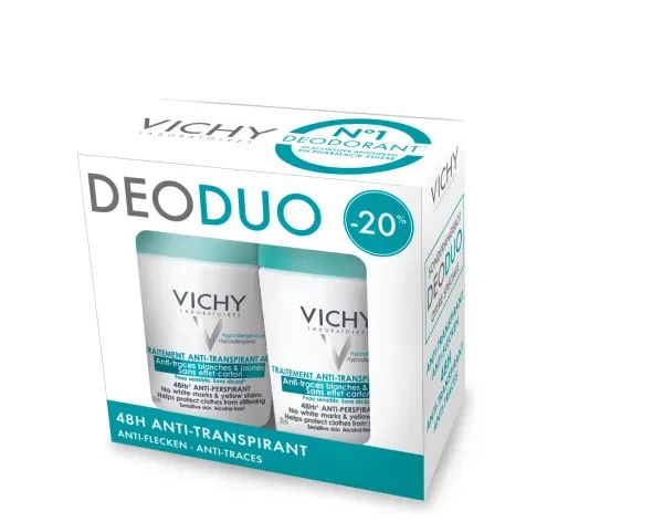 Vichy Deo Anti-Flecken Roll-on 2x 50 ml