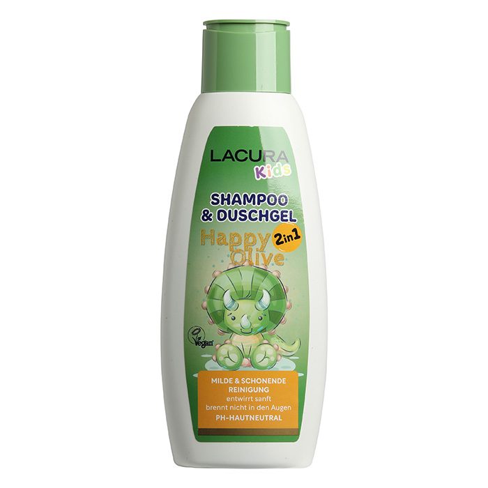 Kids Kinder 2in1 Shampoo & Duschgel, Happy Olive
