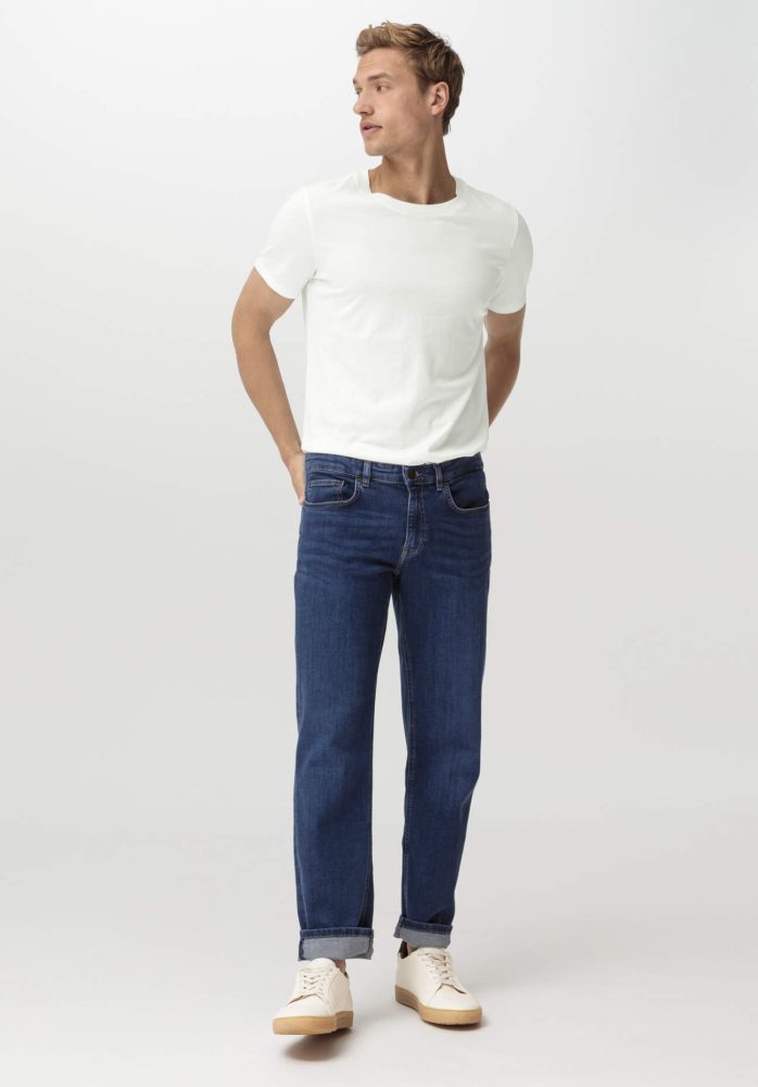 hessnatur Herren Jeans BEN Regular Straight aus Bio-Denim - blau Grösse28/30