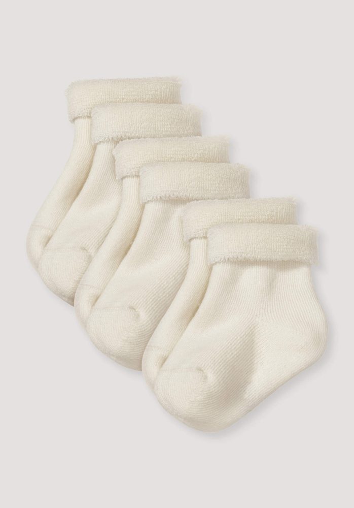 hessnatur Baby Plüsch Socken aus Bio-Baumwolle - naturfarben Grösse23-26