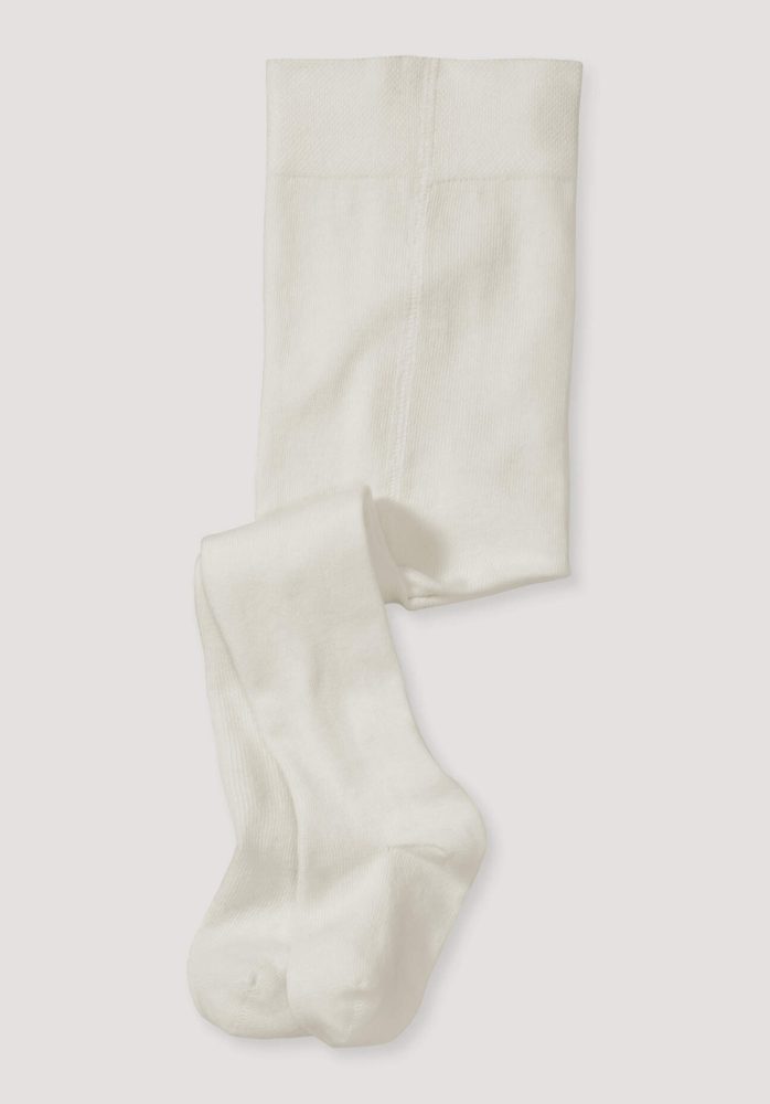 hessnatur Baby Strumpfhose aus Bio-Baumwolle - naturfarben Grösse50/56