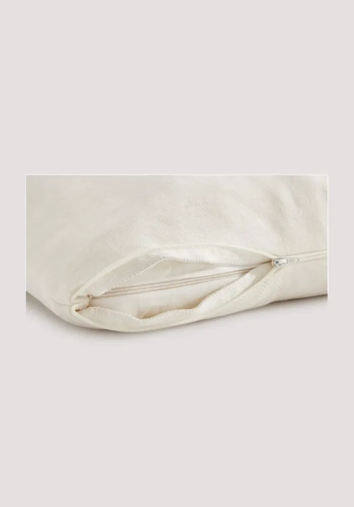 hessnatur Nackenstützkissen FLEXIBEL - natur - Größe 40x80 cm