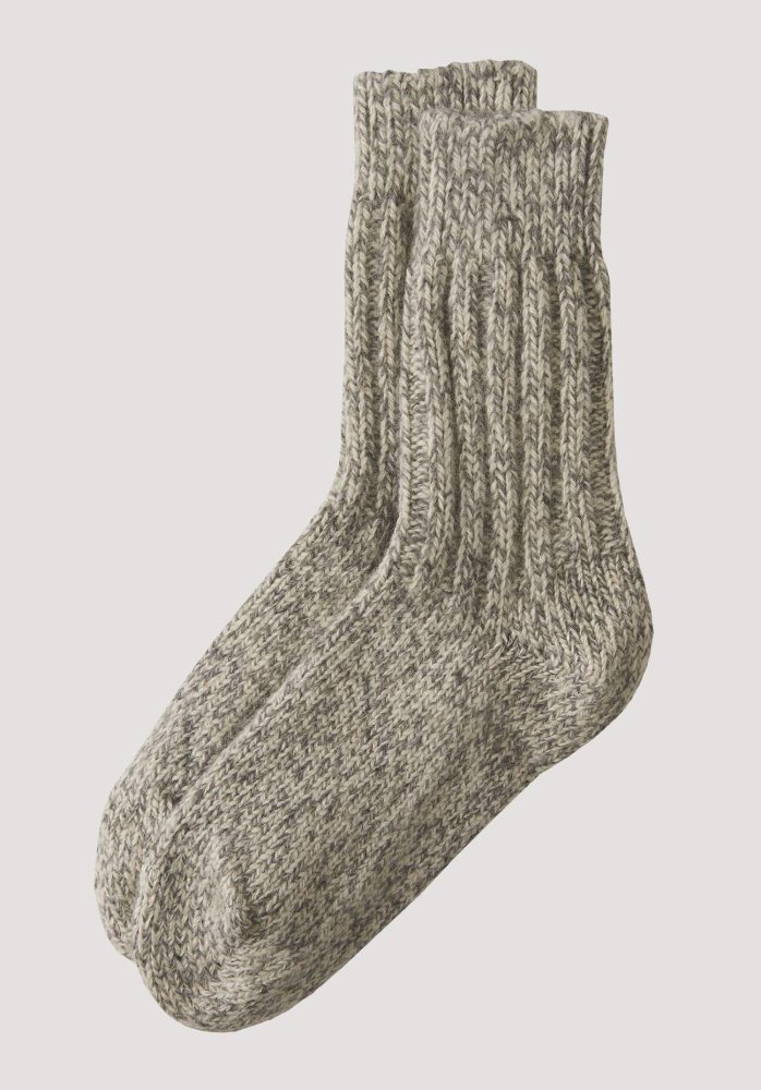 hessnatur Stricksocke aus Bio-Merinowolle - naturfarben Grösse40/41