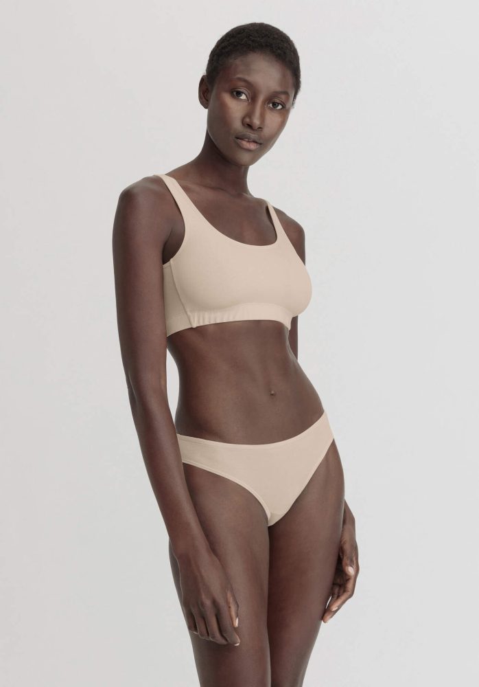 hessnatur Damen Slip Regular Cut COTTON FEEL aus Bio-Baumwolle - rosa Grösse36