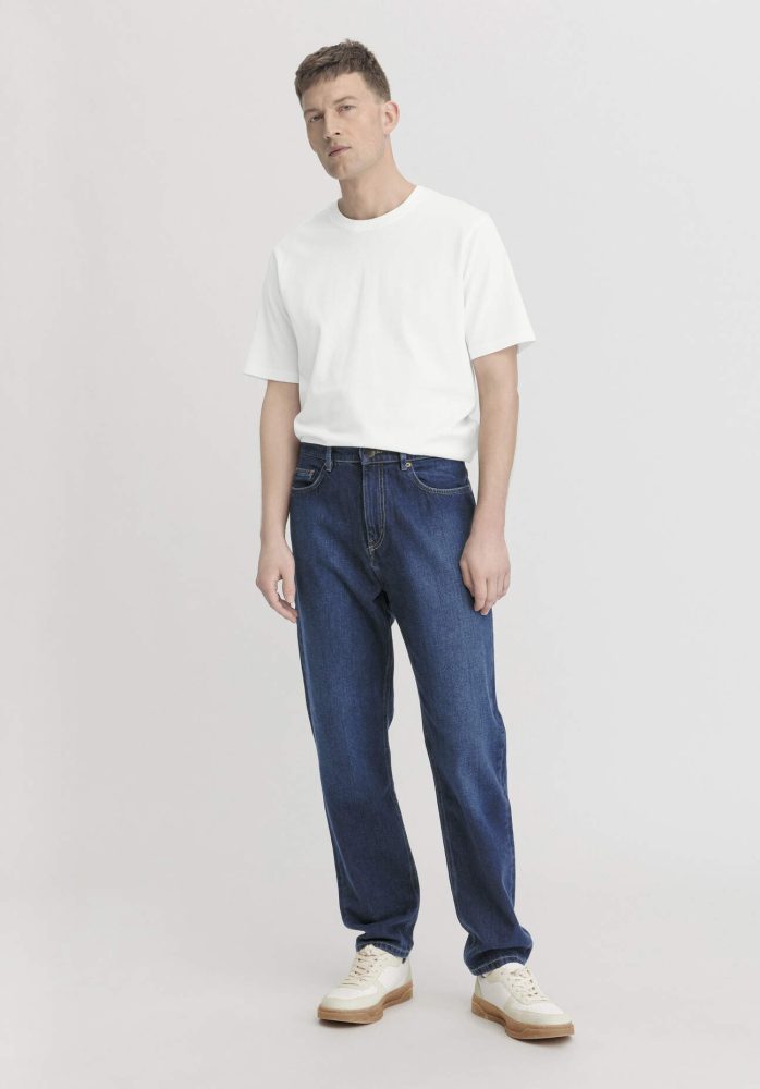 hessnatur Herren Jeans MADS Relaxed Tapered aus Bio-Denim - blau Grösse29/30
