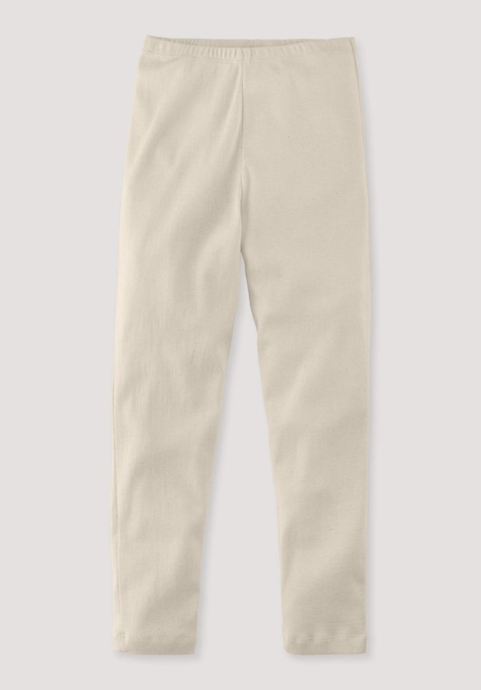 hessnatur Kinder Pyjama aus Bio-Baumwolle - naturfarben Grösse134/140