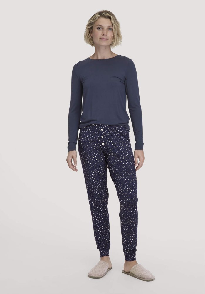 hessnatur Damen Schlafhose PURE FLOW aus TENCEL™ Modal - naturfarben Grösse48