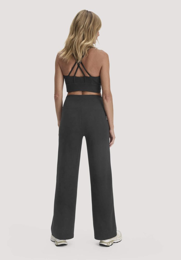 hessnatur Loungewear Hose Wide Leg ACTIVE COMFORT aus Bio-Baumwolle - schwarz GrösseXXL