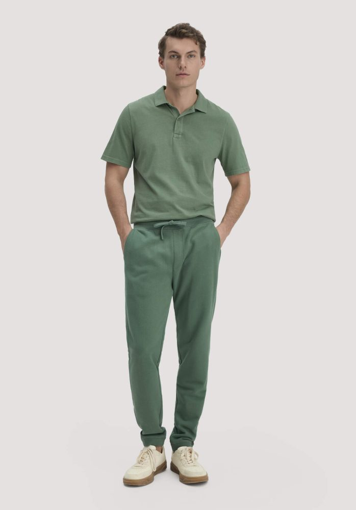 hessnatur Herren Sweathose TRIAS Relaxed BETTERRECYCLING aus Bio-Baumwolle - grün GrösseXXL