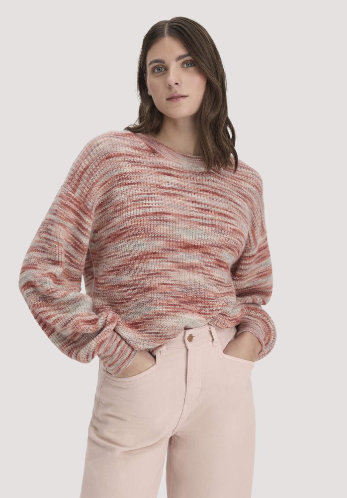 hessnatur Damen Strick Pullover Relaxed aus Alpaka - orange GrösseXXL