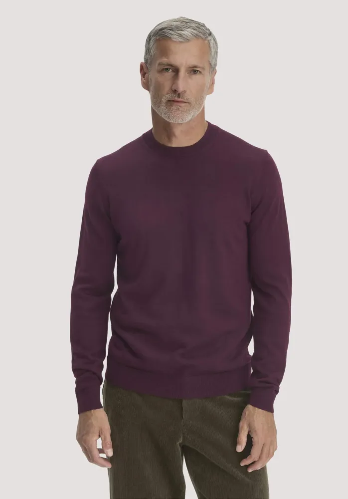 hessnatur Herren Pullover Regular aus Bio-Merinowolle - braun - Größe XL