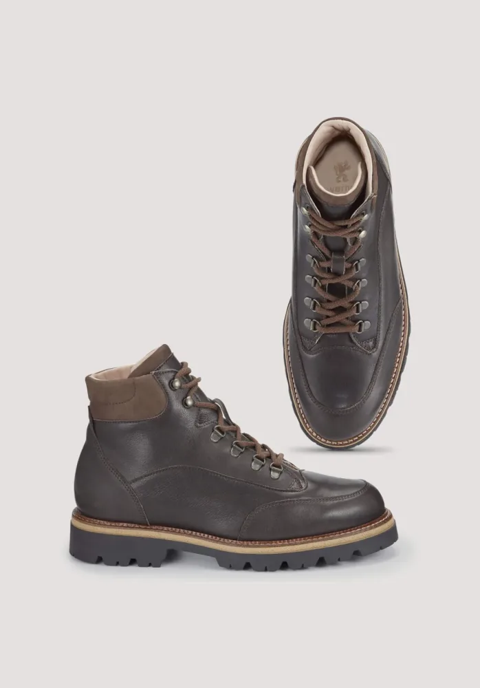 hessnatur Herren Heritage Boot aus Rindleder - braun Grösse44