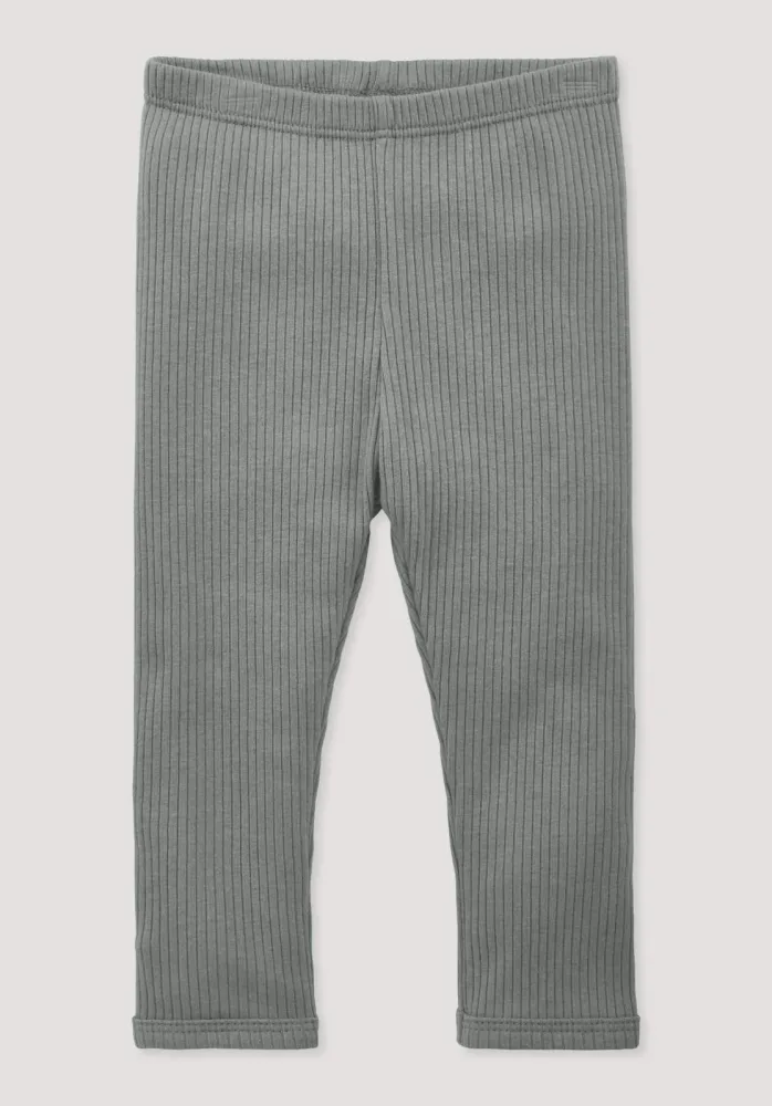 hessnatur Baby Hose aus Bio-Baumwolle mit Bio-Merinowolle - blau - Größe 62/68