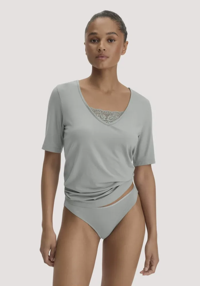 hessnatur Damen Slip Regular Cut PURE SENSE aus TENCEL? Modal - blau - Größe 38