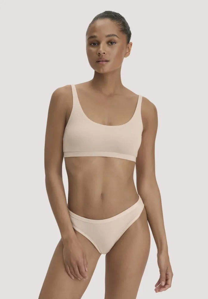 hessnatur Damen Bustier PURE SENSE aus TENCEL™ Modal - rosa Grösse40