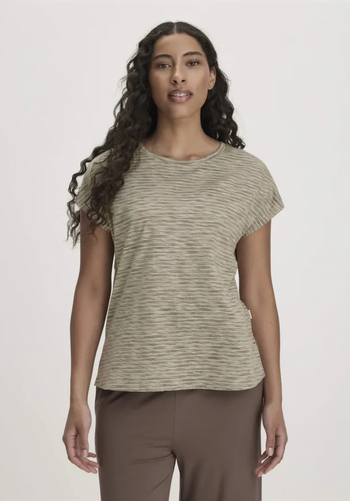 hessnatur Damen Schlafshirt Oversize aus Bio-Baumwolle und TENCEL? Modal - braun - Größe 34