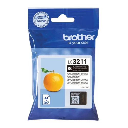 Brother B3211BK Druckerpatronen schwarz - Brother LC-3211BK für z.B. Brother DCPJ 774 DW, Brother DCPJ 572 DW, Brother DCPJ 770, Brother DCPJ 772 DW