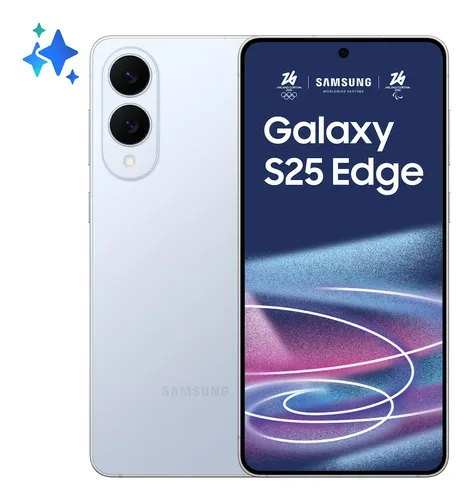 Samsung Galaxy S25 Edge Titanium Icyblue 256 GB Smartphone 256 GB – eisblau