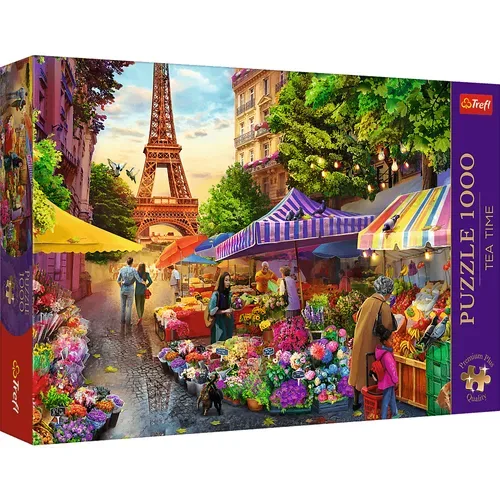 Tea Time: Flower Market, Paris