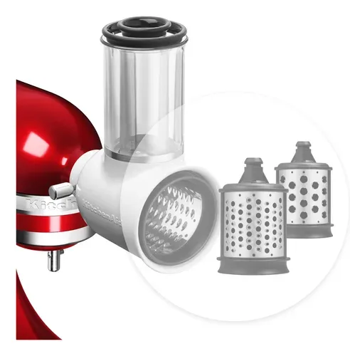 Kitchenaid - Trommelraffel Set 3-tlg, Chrom