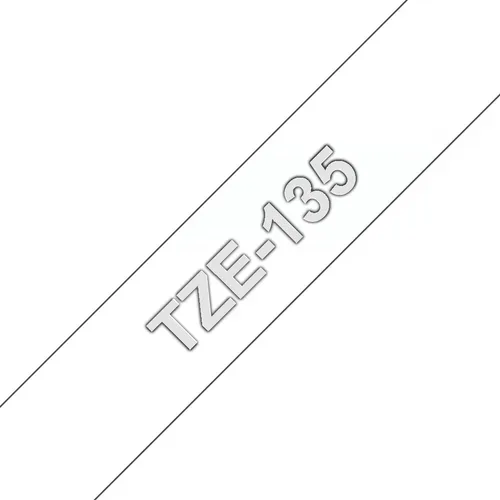 PTOUCH Band, laminiert weiss/klar TZe-135 PT-1280VP 12 mm
