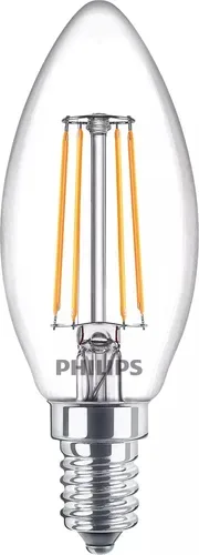 Leuchtmittel Philips Glas E14 4.3 W - Farbe: transparent - LED - Lichtfarbe: Extra warmweiss - Leuchtmittel- LED Leuchtmittel