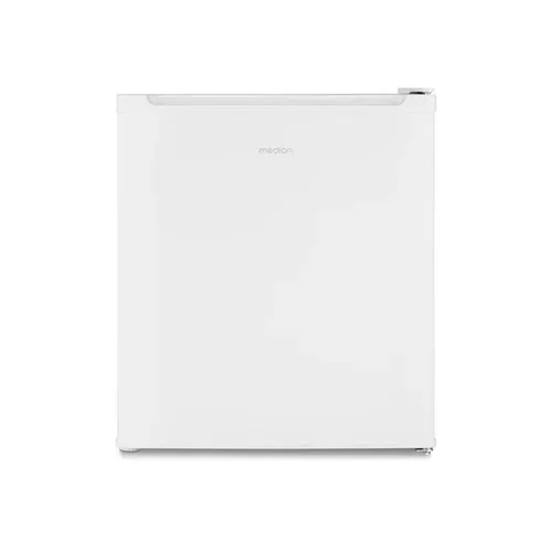 MEDION LIFE Mini-Kühlschrank MD 37724 Weiss, 41 L Nutzinhalt, manuelle Temperatureinstellung, Geräuschpegel ca. 39 dB, eingelassener Türgriff