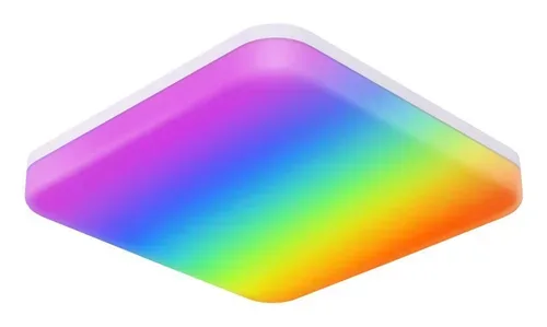 Smarte LED-Deckenleuchte, WLAN, Matter, RGBW, Sprach-/Appsteuerung, dimmbar