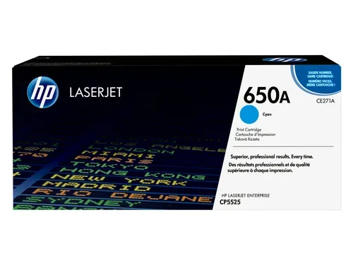 HP Toner-Modul 650A cyan CE271A Color LJ CP5520 15'000 Seiten