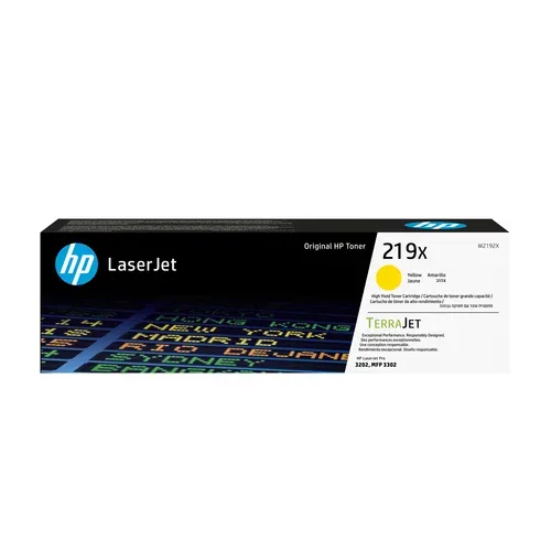 HP H219X Toner XL y - HP No. 219X, W2192X für z.B. HP Color LaserJet Pro MFP 3302 sdw, HP Color LaserJet Pro 3202 dn