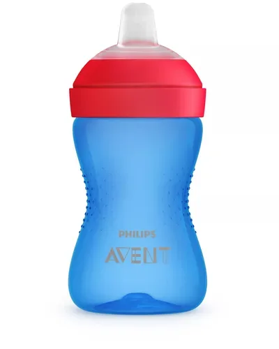 Avent - Trinklernflasche, 9M, Blau