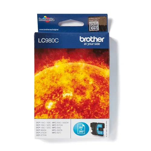 Brother B980C Druckerpatronen cy - Brother LC-980C für z.B. Brother DCP -145 C, Brother DCP -160, Brother DCP -163 C, Brother DCP -165 C