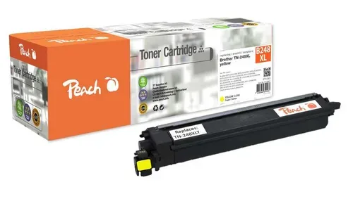 Peach B248 XLY Toner XL ye ersetzt Brother TN-248XLY für z.B. Brother HLL 3215 CW, Brother MFCL 8390 CDW, Brother MFCL 3740 CDW