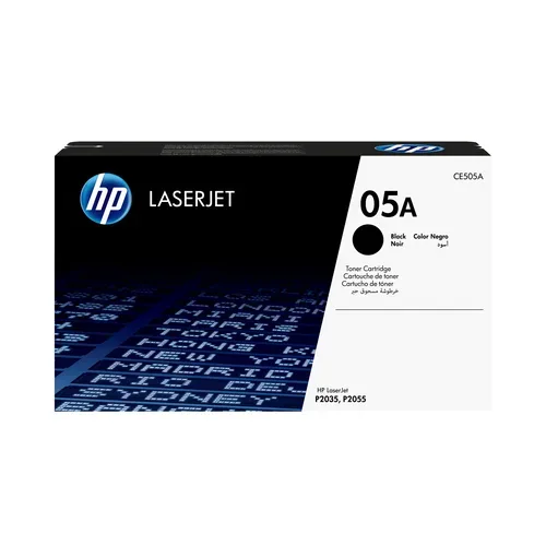 HP H05ABK Toner bk - HP No. 05A BK, CE505A für z.B. HP LaserJet P 2030, HP LaserJet P 2033, HP LaserJet P 2033 N, HP LaserJet P 2034