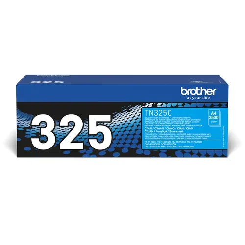 Brother B325C Toner XL cy - Brother TN-325C für z.B. Brother DCP -9055 CDN, Brother DCP -9270 CDN, Brother HL -4100, Brother HL -4140 CN