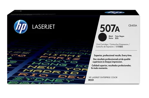 HP Toner-Modul 507A schwarz CE400A LJ Enterprise 500 Col. 5500 S.