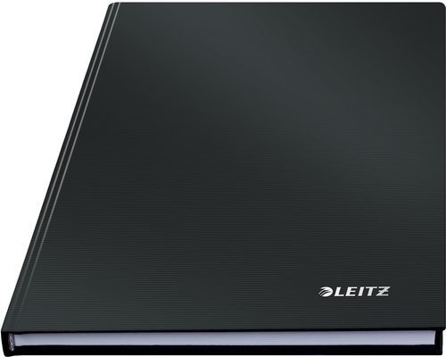 Leitz Notizbuch Solid A5 kariert, schwarz