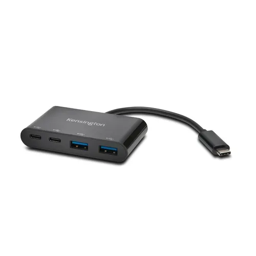 Kensington K39124EU USB-Hub 4 Port USB-A, USB-C® USB 3.0 5 GBit/s mit USB-C® Stecker Schwarz CH1000 USB-C 4-Port Hub